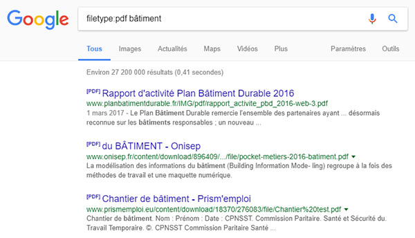 PDF bâtiment Google