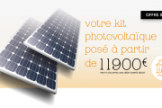 Kit solaire photovoltaique posé à partir de 11.900